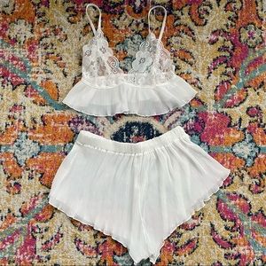 NWOT White lingerie set